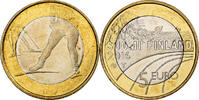 Finland 5 Euro Cross Country, Vantaa, Bi-Metallic, KM:244 -