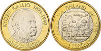 Finland 5 Euro Kyosti Kallio, Vantaa, Bi-Metallic, KM:290 -