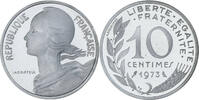 France 10 Centimes Marianne, MDP, Piéfort, Silver -
