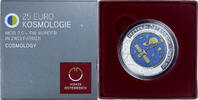 Austria 25 Euro Cosmology, Vienna, Bi-Metallic -
