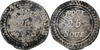 Mauritius 25 Sous George IV, Silver -