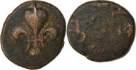 French India Doudou Louis XV, Pondicherry, Bronze -