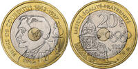 France 20 Francs Pierre de Coubertin, MDP, ESSAI, Tri-Metallic -