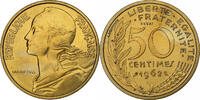 France 50 Centimes Marianne, MDP, ESSAI, Aluminum-Bronze -