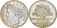 France 100 Francs Fraternité, MDP, Silver, Gadoury:903 -