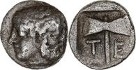 Obol Troas, Tenedos, Silver, SNG-Cop:509, HGC:6-387 -