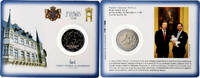 2 Euro 2020 Utrecht Luxemburg Birth of Prince Charles, Coin Card. BU, Utrecht STGL