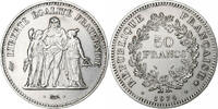 France 50 Francs Hercule, MDP, Avers 20 francs, Silver -