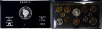 France Coffret 1 c. à 100 frs. MDP, série FDC -