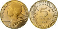France 5 Centimes Marianne, MDP, BE, col à 3 plis, Aluminum-Bronze -