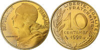 France 10 Centimes Marianne, MDP, Proof, Aluminum-Bronze -