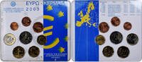 Greece Set 1 ct. - 2 Euro Coin card.FDC, Athens -