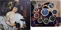 San Marino Set 1 ct. - 5 Euro Caravaggio, Coin card.FDC, Rome -