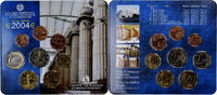 Greece Set 1 ct. - 2 Euro Coin Card. BU, Athens -