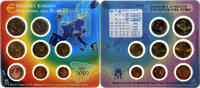Spain Set 1 ct. - 2 Euro Coin card.FDC, Madrid -