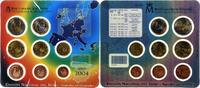 Spain Set 1 ct. - 2 Euro Coin card.FDC, Madrid -