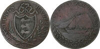 United Kingdom Halfpenny Token Hastings, Copper -