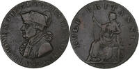 United Kingdom Halfpenny Token earl Howe, Hampshire, Emsworth, Copper -