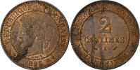 France 2 Centimes Cérès, Paris, Bronze, Gadoury:105 -