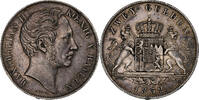 Kingdom of Bavaria 2 Gulden Maximilian II, Munich, Silver -