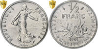 France 1/2 Franc Semeuse, Paris, Nickel, PCGS, Gadoury:429 -