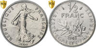 France 1/2 Franc Semeuse, Paris, Nickel, PCGS, Gadoury:429 -
