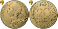 France 20 Centimes Marianne, Paris, Aluminum-Bronze, PCGS -