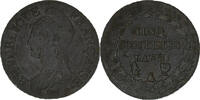France 5 Centimes Dupré, Paris, A/B, Copper, Gadoury:126a -