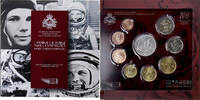 San Marino Set 1 ct. - 5 Euro First Men In Space, Rome -