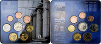 Greece Set 1 ct. - 2 Euro Coin Card, BU, Athens -