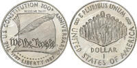 United States Dollar Constitution, San Francisco, Silver -