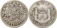 Mexico 2 Reales Philip V, Mexico City, Silver, KM:85 -