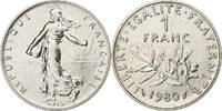 France 1 Franc Semeuse, Paris, série FDC, Nickel -