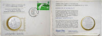 United Kingdom Medal + stamp International Society of Postmasters -
