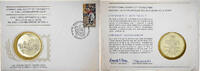 Denmark Medal + stamp International Society of Postmasters, Silver -