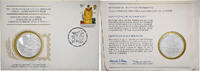 United Kingdom Medal + stamp International Society of Postmasters -