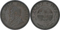South Africa Penny Pretoria, Bronze, KM:2 -