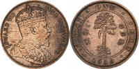 Ceylon Cent Edward VII, Calcutta, Copper -