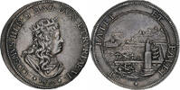 Italy Tollero Grand Duchy of Tuscany, Cosimo III de' Medici, Livorno, Silver -