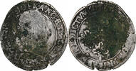 France 1/2 Franc Henri III, Nantes, Silver, Gadoury:487 -