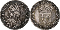 France 1/2 Écu à la mèche courte Louis XIV, Paris, Silver -