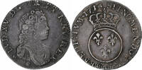 France 1/10 Écu vertugadin Louis XV, La Rochelle, reformed, Silver -