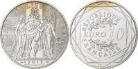 France 10 Euro Hercule, Monnaie de Paris, Silver -