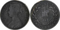 NEWFOUNDLAND Cent Newfoundland, Victoria, London, Bronze, KM:1 -
