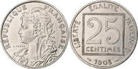 France 25 Centimes Patey, Paris, Nickel, Gadoury:362, KM:855 -