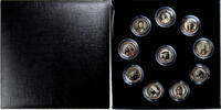 United States 10 x Sacagawea dollar Indiens d'Amérique, Colourized -