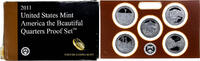 United States Quarters set America The Beautiful, San Francisco, Proof -