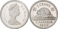 Canada 5 Cents Elizabeth II, Ottawa, Proof, Nickel, KM:60.2a -