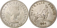 Australia Florin Elizabeth II, Royal Visit, Melbourne, Billon -