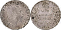 INDIA-BRITISH 2 Annas India-British, Edward VII, Calcutta, Silver, KM:505 -